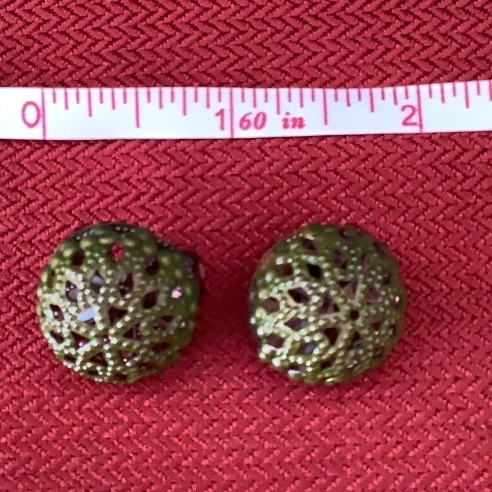 Vintage clip on earrings